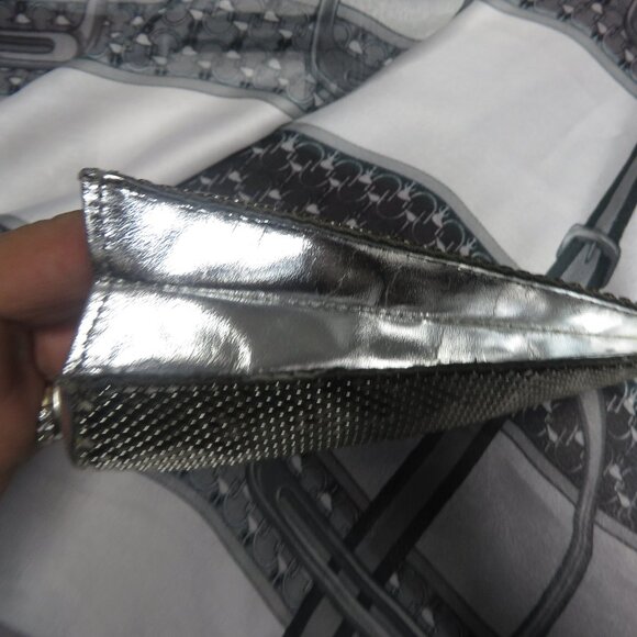 ❤️VINTAGE WHITING AND DAVIS Silver Mesh Eyeglass Sunglasses / Cigarette Case - Picture 4 of 5